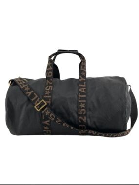 Fendi Roma 1925 Italy 🇮🇹 Duffel Bag with Branded Brown Strap